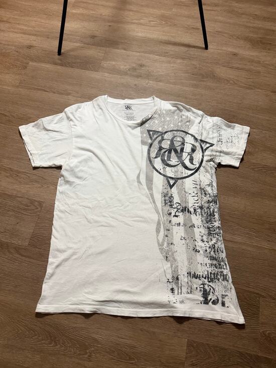 Rock & Republic Other - Rock & Republic Graphic tshirt White Distressed Grunge Y2K Streetwear Mens Large